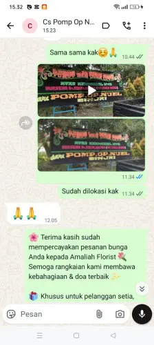 Testimonial Papan Bunga bandar lampung