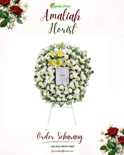 Krans Bunga Duka Cita bandar lampung